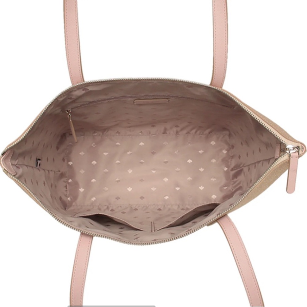Kate Spade Gold and Pink Tote Bag - Picture 6 of 11